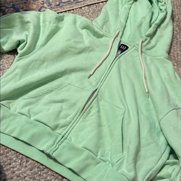 GAP Light Green Zip-up Hoodie - Picture 3 of 6